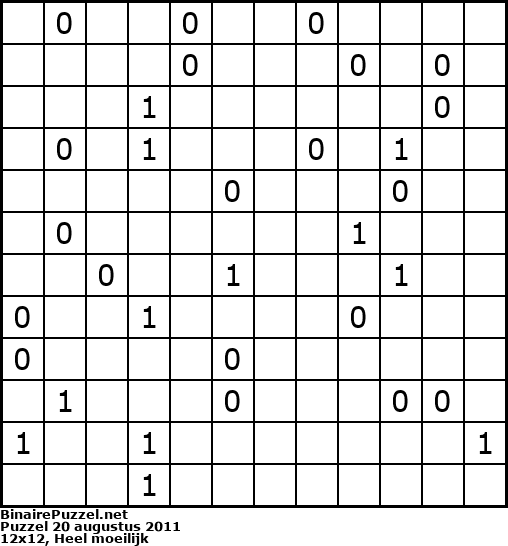 Binaire Puzzel