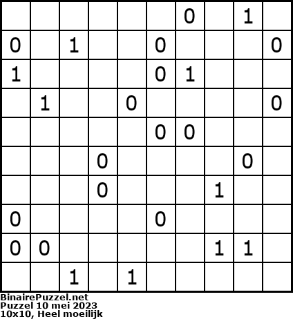 Binaire Puzzel
