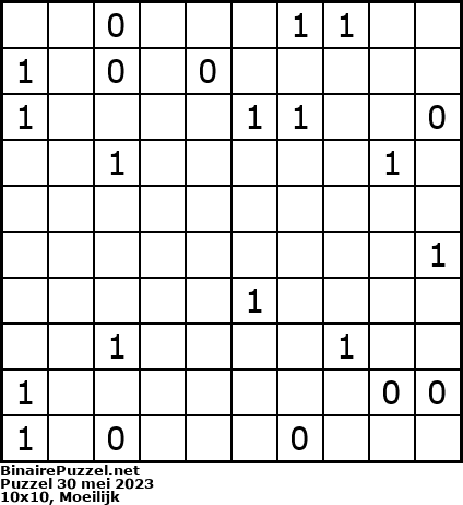 Binaire Puzzel