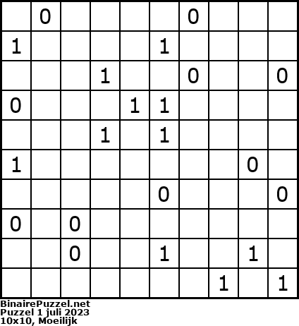 Binaire Puzzel