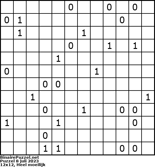 Binaire Puzzel