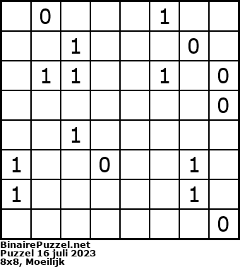 Binaire Puzzel
