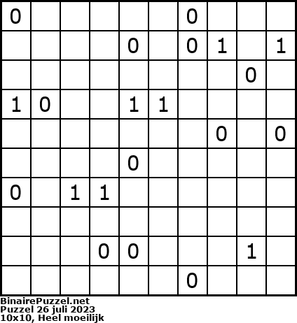 Binaire Puzzel