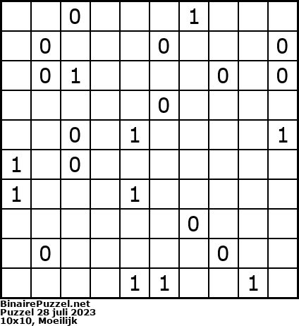 Binaire Puzzel