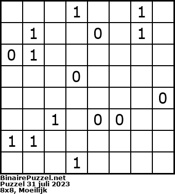 Binaire Puzzel