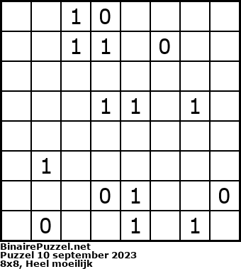 Binaire Puzzel