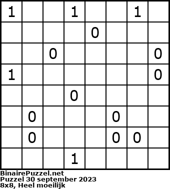 Binaire Puzzel