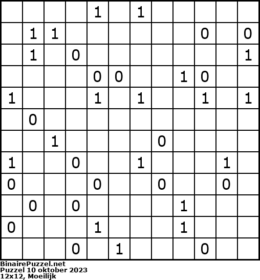 Binaire Puzzel