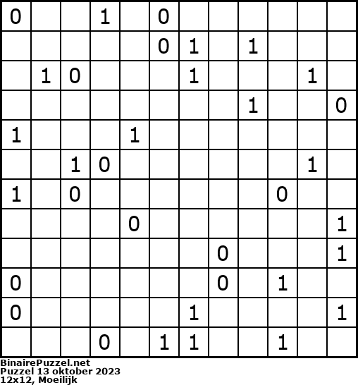 Binaire Puzzel
