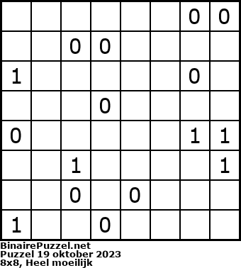 Binaire Puzzel