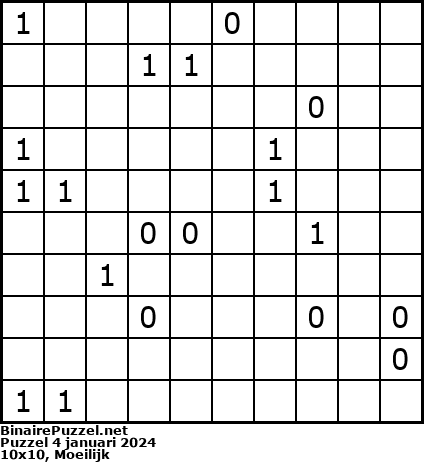 Binaire Puzzel