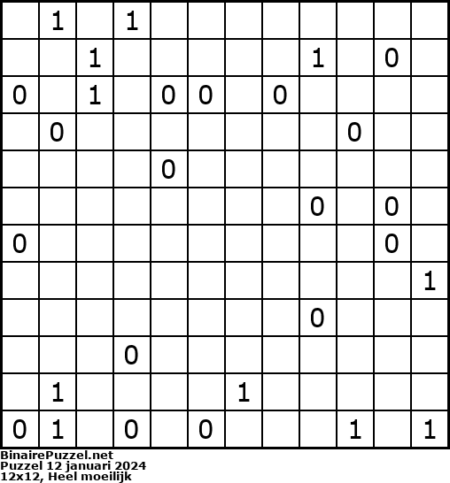 Binaire Puzzel
