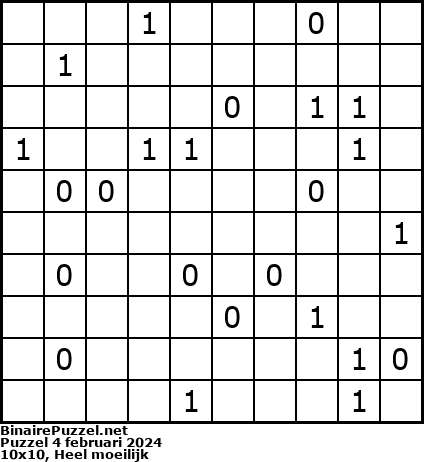 Binaire Puzzel