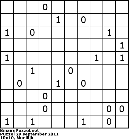 Binaire Puzzel