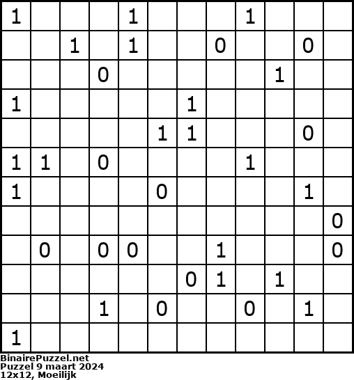 Binaire Puzzel