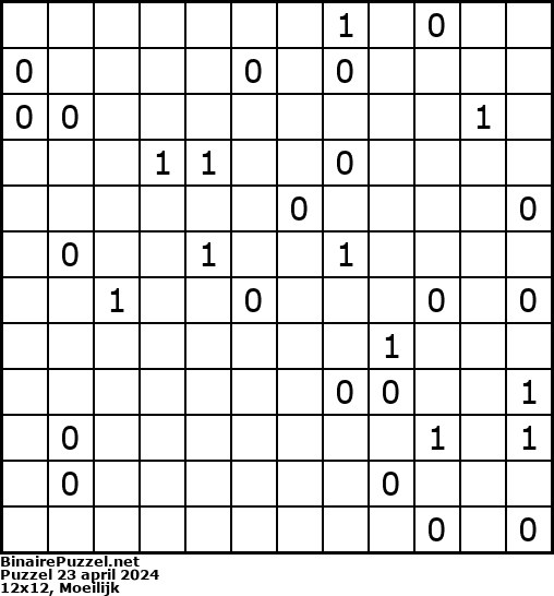 Binaire Puzzel