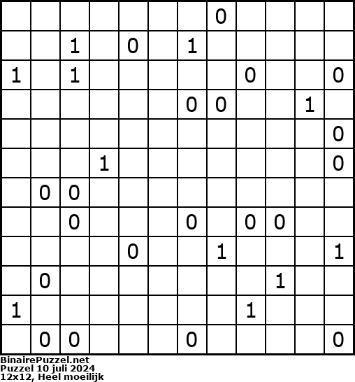Binaire Puzzel