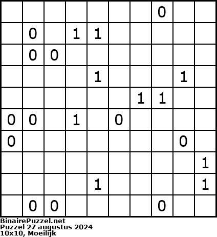 Binaire Puzzel