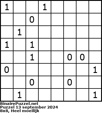 Binaire Puzzel