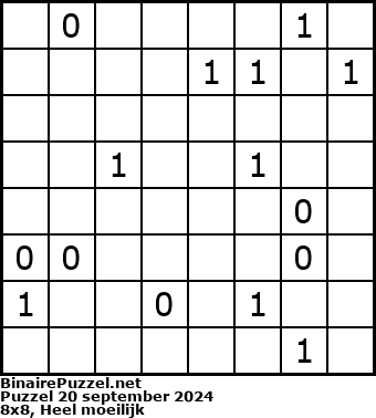 Binaire Puzzel