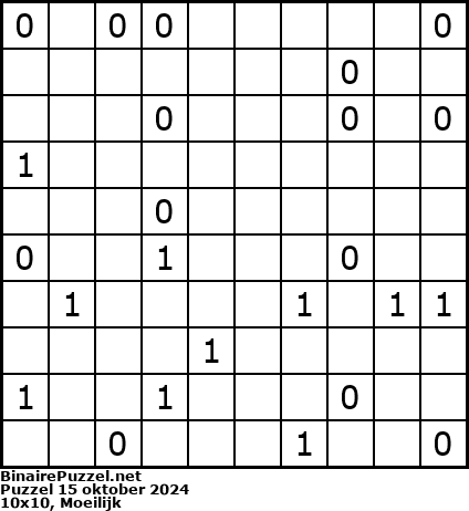 Binaire Puzzel