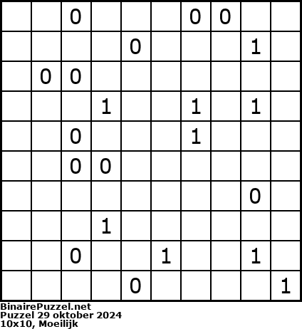 Binaire Puzzel