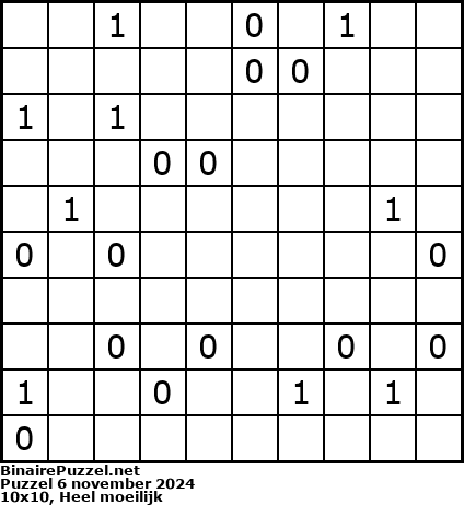 Binaire Puzzel