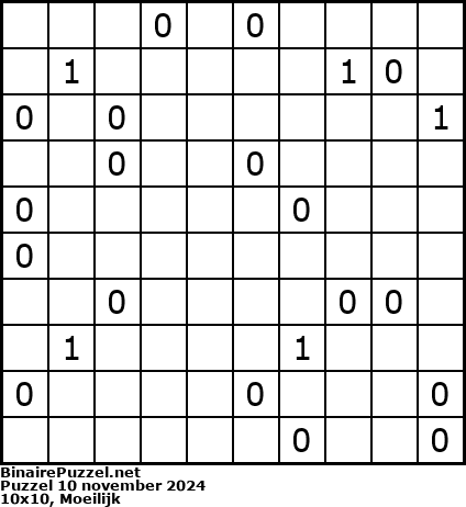 Binaire Puzzel