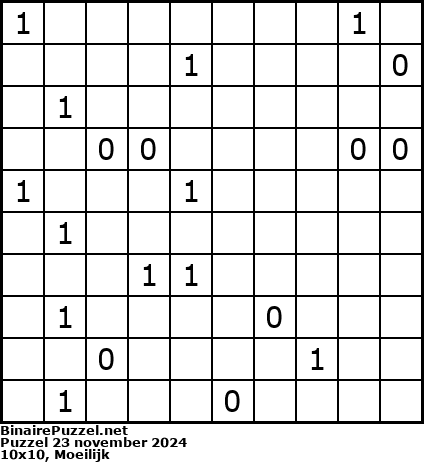 Binaire Puzzel