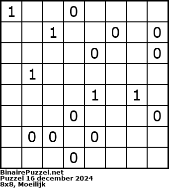 Binaire Puzzel