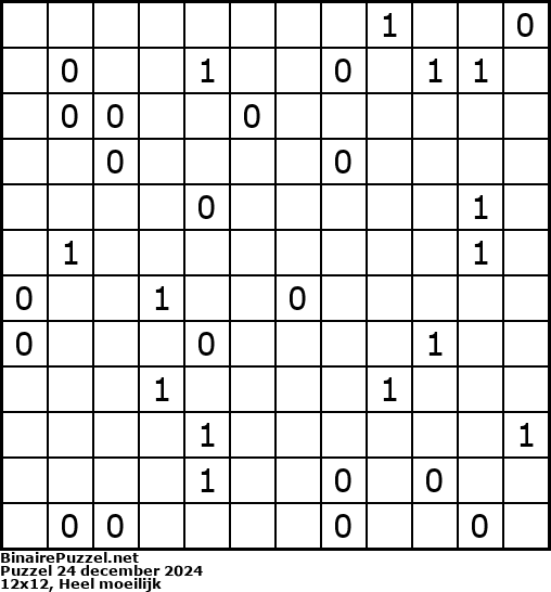 Binaire Puzzel