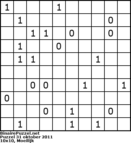 Binaire Puzzel