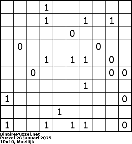 Binaire Puzzel