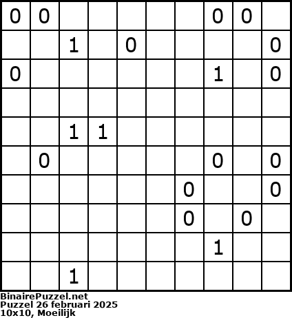 Binaire Puzzel