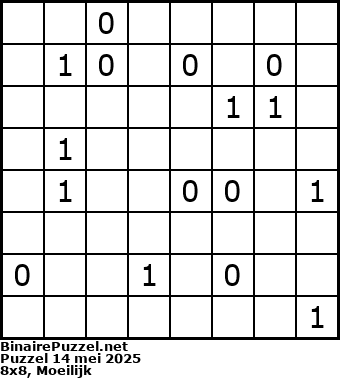 Binaire Puzzel