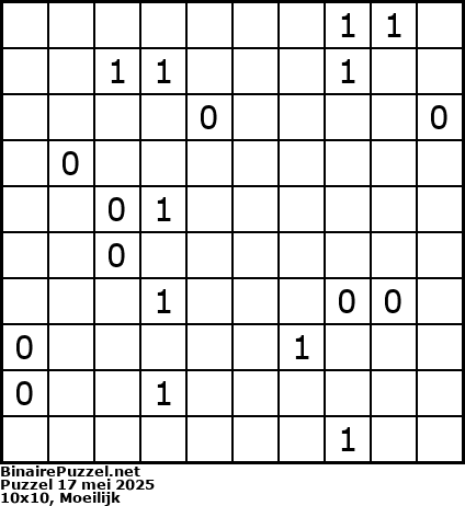Binaire Puzzel
