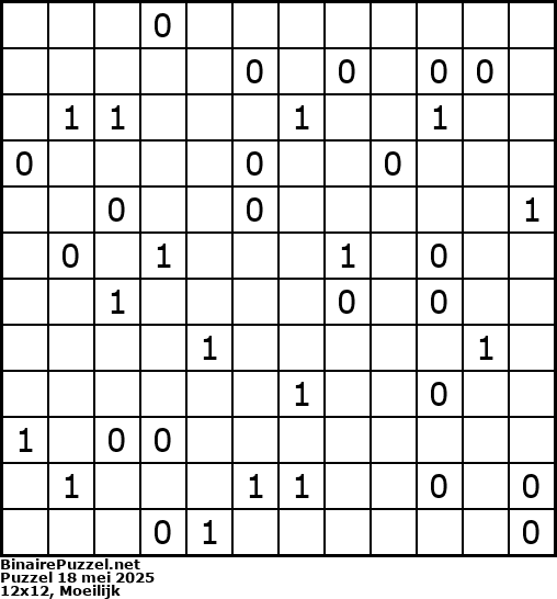 Binaire Puzzel
