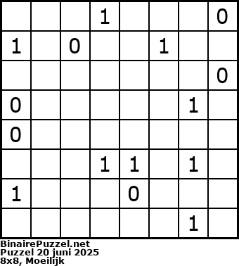Binaire Puzzel