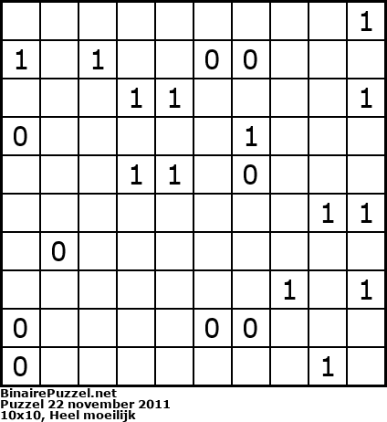 Binaire Puzzel