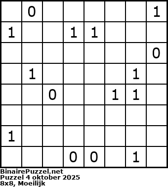 Binaire Puzzel