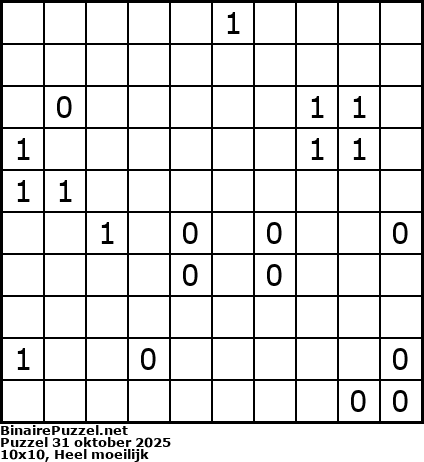 Binaire Puzzel