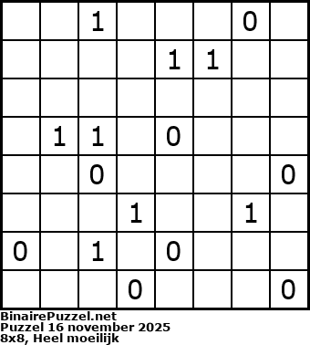 Binaire Puzzel