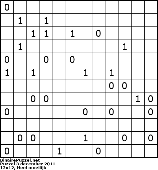 Binaire Puzzel