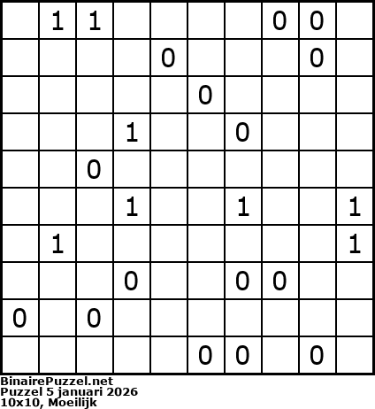 Binaire Puzzel