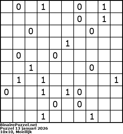 Binaire Puzzel