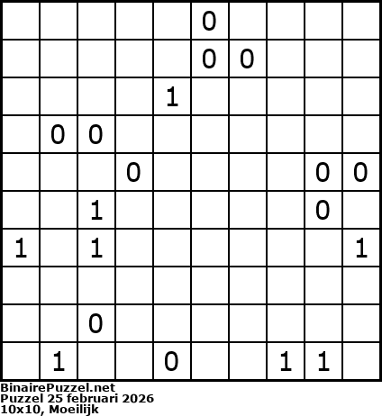 Binaire Puzzel