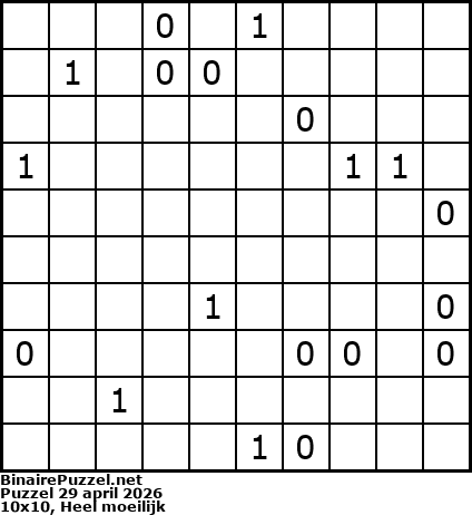 Binaire Puzzel