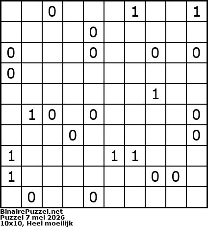 Binaire Puzzel