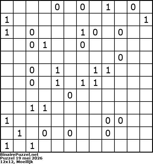 Binaire Puzzel
