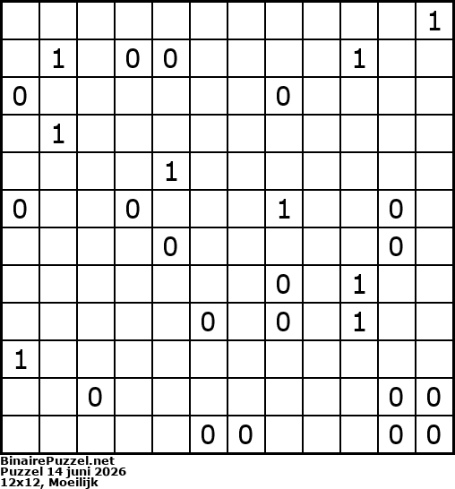 Binaire Puzzel